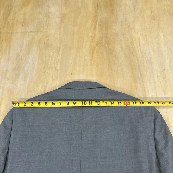 Tommy Hilfiger Blazer Jacket Sport Coat Mens 44R Wool Blend Stretch Gray